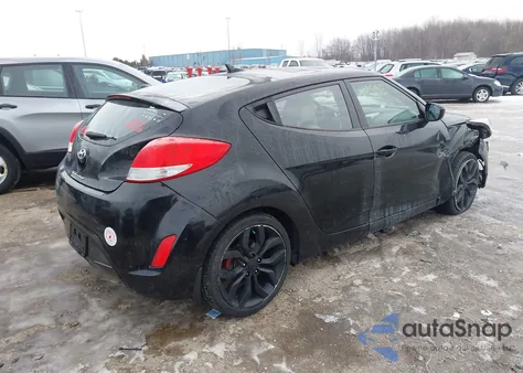 2013 Hyundai Veloster Base W/Gray z USA, uszkodzony, nr VIN KMHTC6ADXDU094519